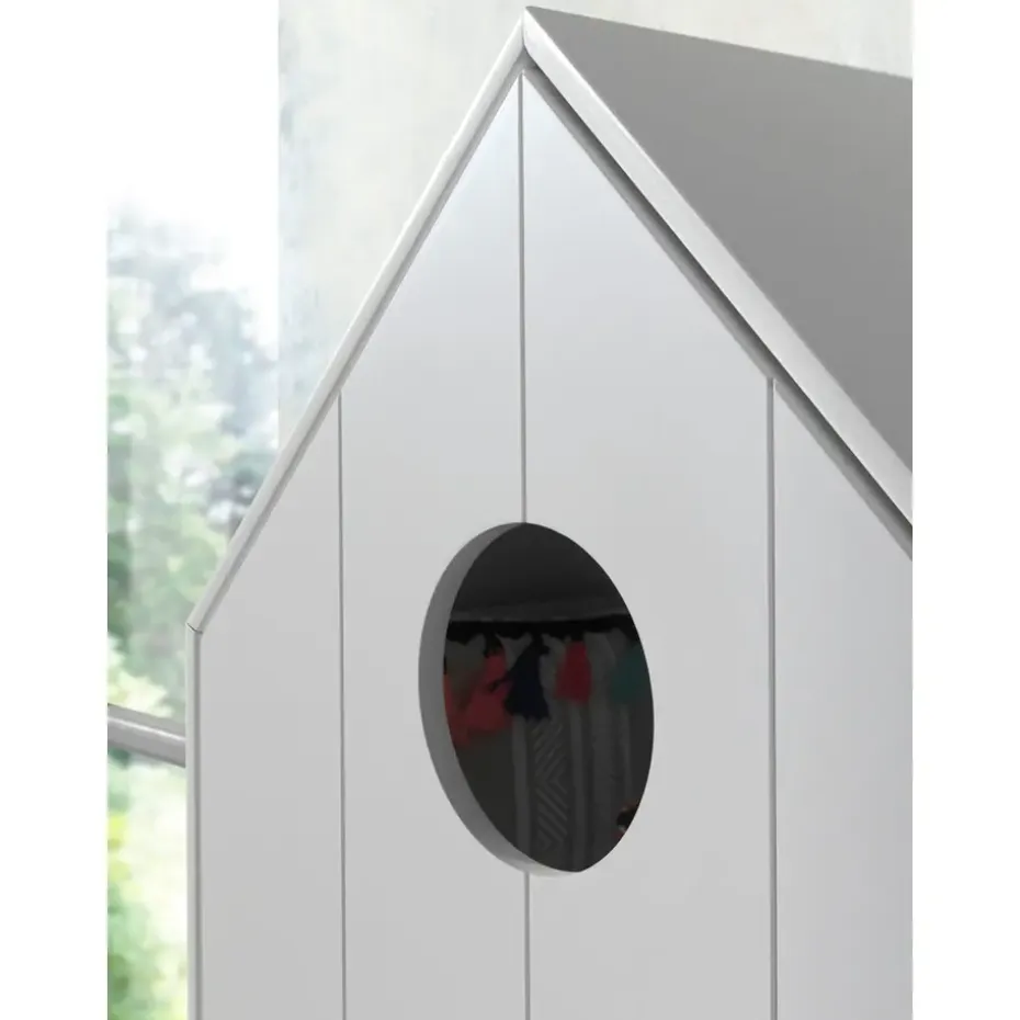 Vipack kledingkast Casimi 1 deurs - grijs - 171,5x57,6x37 cm