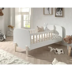 Vipack peuterbed Kiddy - wit - 68x77x148 cm
