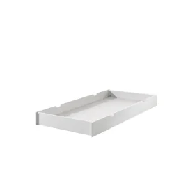 Vipack rolbed Erik op wielen - wit - 18,5x94x199 cm