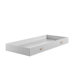 Vipack rolbed Kiddy - wit - 194x94x20 cm