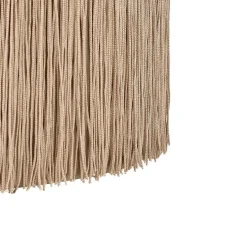 VIRGINIA - Poef - Beige - 36 cm - Fluweel