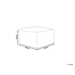 VISHVI - Poef - Blauw - Katoen