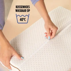 Vitapur Hoofdkussen - Latex hoofdkussen - Verkoelend - 60x40 cm