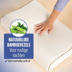 Vitapur Hoofdkussen - Latex hoofdkussen - Verkoelend - 60x40 cm