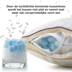 Vitapur Kinderkussen - Traagschuim vulling - 40x60 cm