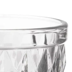 Vivalto Drinkglazen/waterglazen Diamonds - glas - 6x - 250 ml