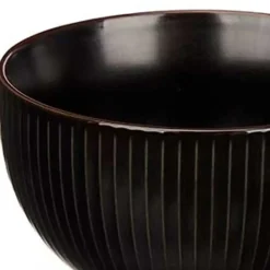 Vivalto schaaltjes/kommetjes - porselein - zwart - D14 cm