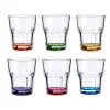 Vivalto Waterglazen/drinkglazen - 6x - mix - 285ml - 9 x 9,5 cm