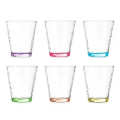 Vivalto Waterglazen/drinkglazen - 12x - mix - 375 ml - 10 cm