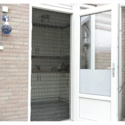 Vliegengordijn / Deurgordijn - Robin - 90x220 cm - Zwart