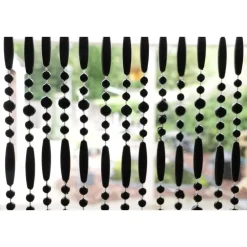 Vliegengordijn / Deurgordijn - Robin - 90x220 cm - Zwart