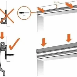 Vliegengordijnenexpert Milano Vliegengordijn 100x240 cm
