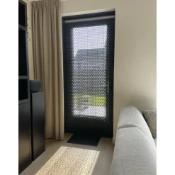 Vliegengordijnenexpert Vliegengordijn Hulzen Zwart 100 x 240 cm op