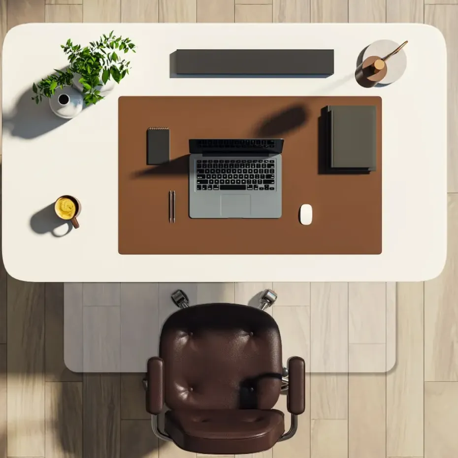 Vloerbeschermer - Antistatisch PVC - Harde vloer - 116x150 cm