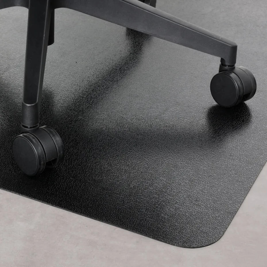 Vloerbeschermer PVC - Zwart - Harde vloer - 120x150cm