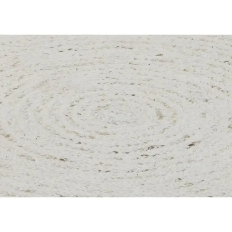 Vloerkleed Anjali - wit - Ø100 cm