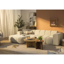 Vloerkleed Burley - beige - 190x280 cm