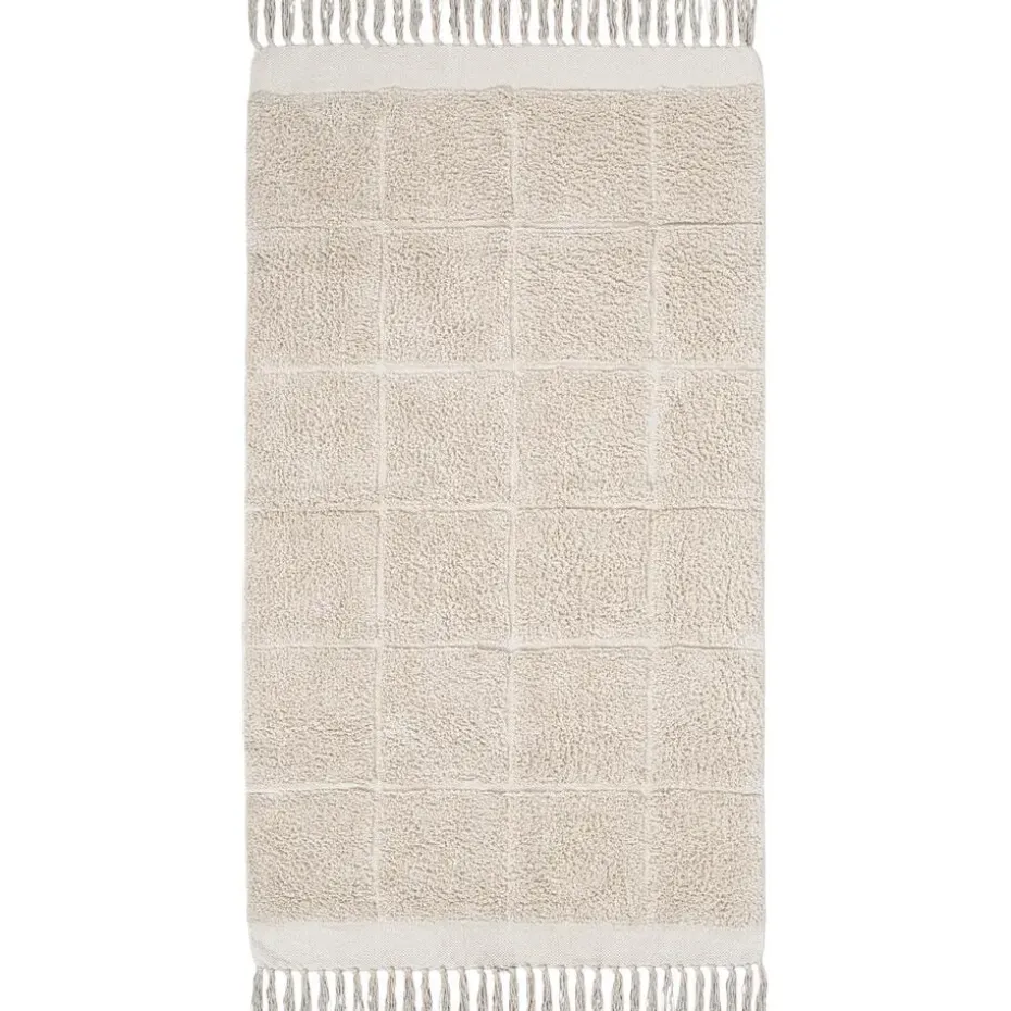 Vloerkleed Nalin - zand - 90x150 cm