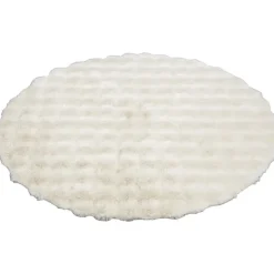 Vloerkleed Oos - crème - Ø120 cm