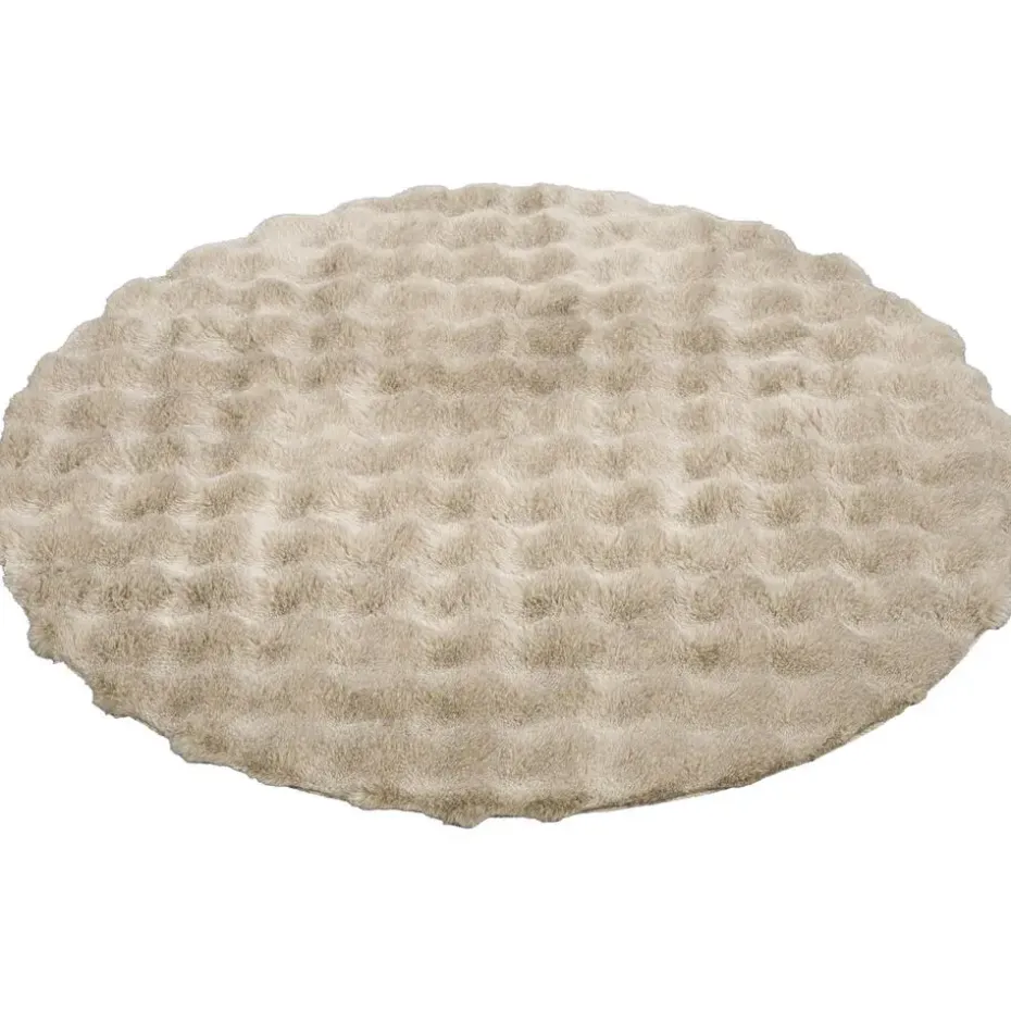 Vloerkleed Oos - taupe - Ø120 cm