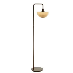 Vloerlamp Baylie - Bruin - 43x30x165cm