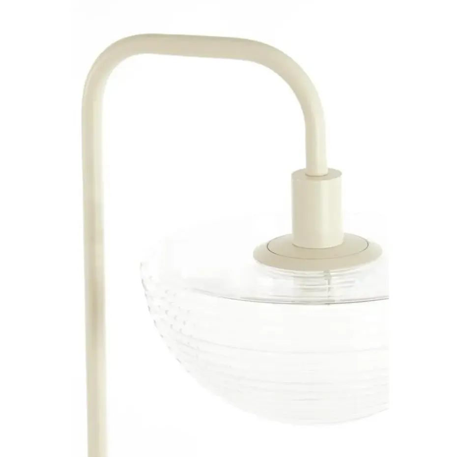 Vloerlamp Baylie - Mat crème - 43x30x165cm