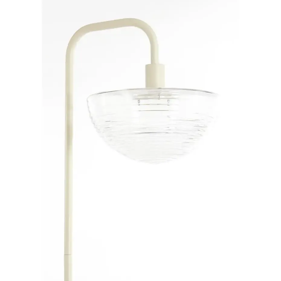Vloerlamp Baylie - Mat crème - 43x30x165cm