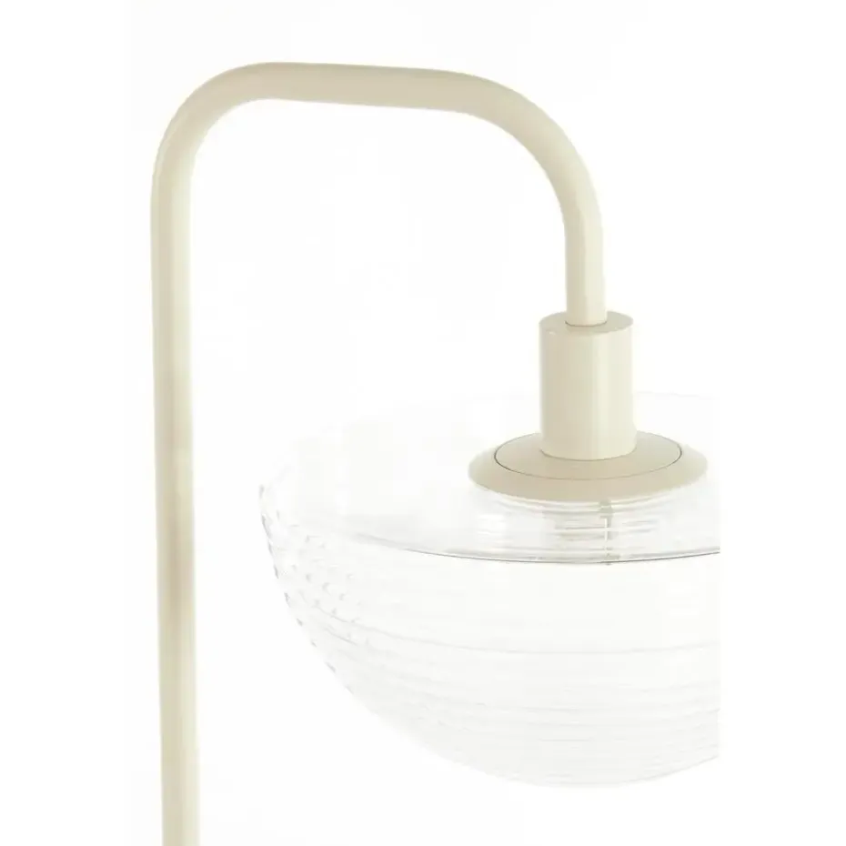 Vloerlamp Baylie - Mat crème - 43x30x165cm
