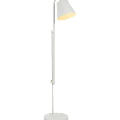 Vloerlamp Xemm - beige metaal - E27 - 110x30xØ25 cm