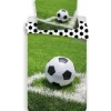 Voetbal Dekbedovertrek Corner - Eenpersoons - 140 x 200 cm - Groen