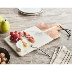 VOLOS - Dienblad - Wit - Hout