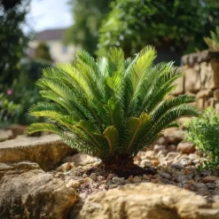Vredespalm - Set van 2 - Cycas revoluta - Hoogte 45-60cm - ⌀15cm