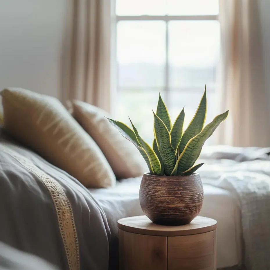 Vrouwentong - Set van 2 - Sansevieria 'Futura Superba' - Hoogte 35-40cm - ⌀12cm