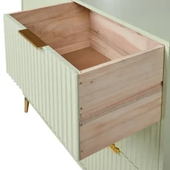 WALCOTT - Ladekast met 6 lades - Lichtgroen - MDF