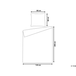 WALLINGFORD 200 - Beddengoed - Blauw - 135 x 200 cm - Katoen