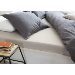 Walra - Hoeslaken Katoen - 90x200 cm - Zand