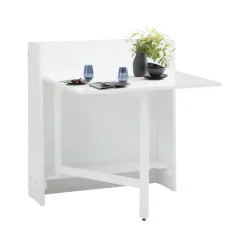 Walter - Eettafel 84x80 cm 3-persoons in wit MDF