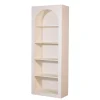 Wandkast Beige - 5-Vakken - 80x38x210cm - Fien