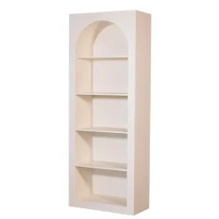 Wandkast Beige - 5-Vakken - 80x38x210cm - Fien