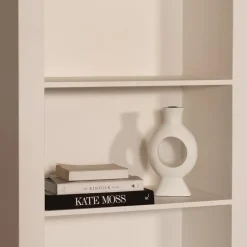 Wandkast Beige - 5-Vakken - 80x38x210cm - Fien