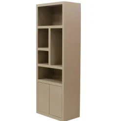 Wandkast Hardhout Beige - 80x45x220cm - Xander