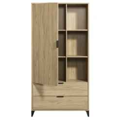 Wandkast Lucca - eikenkleur - 190x95x40 cm