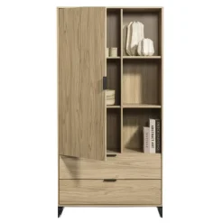 Wandkast Lucca - eikenkleur - 190x95x40 cm