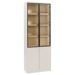 Wandkast Virgil - zand - 220x80x40 cm