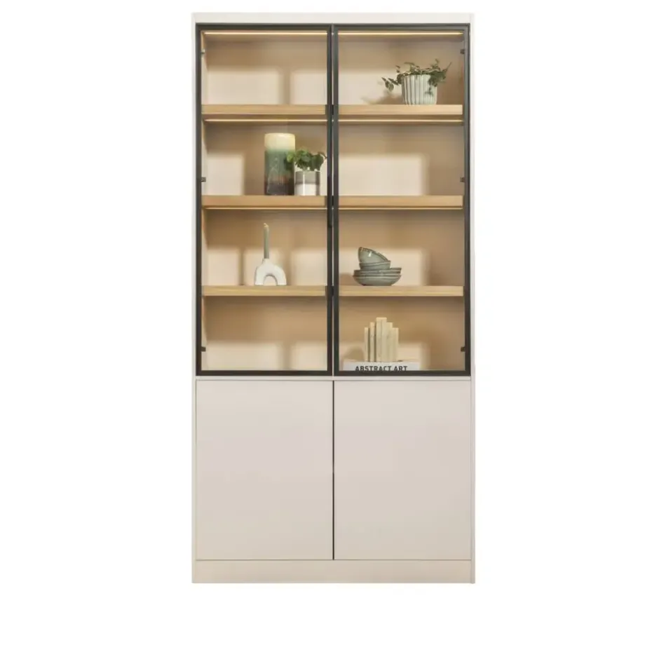 Wandkast Virgil - zand - 220x110x40 cm