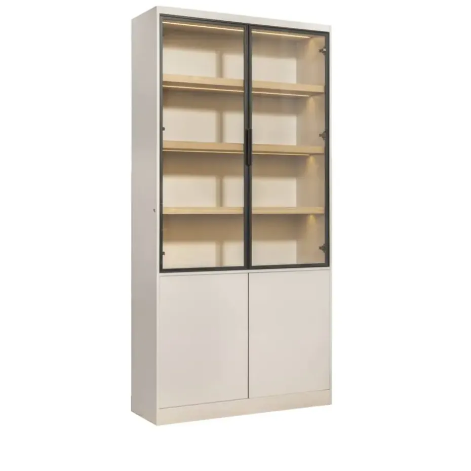 Wandkast Virgil - zand - 220x110x40 cm