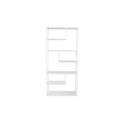 Wandkast Wit Staal - 85x35x190cm - Staal