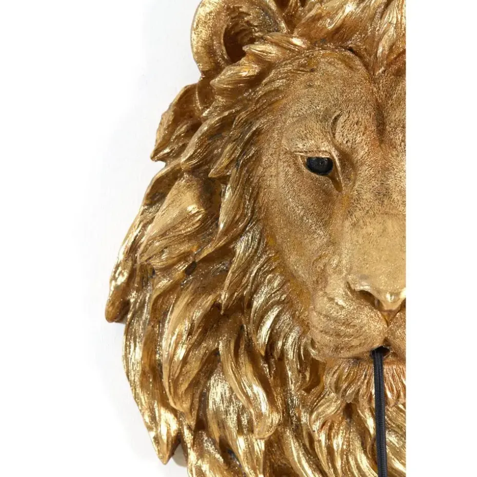 Wandlamp Lion - Brons - 33.5x19x40.5cm