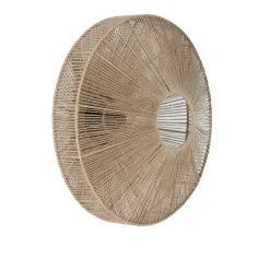 Wandlamp Lyra - Bruin - Ø43cm