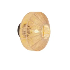 Wandlamp Lyra - Bruin - Ø31cm